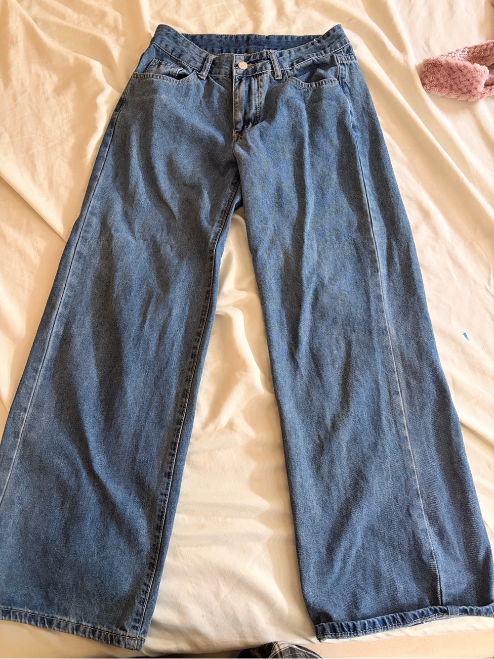 Wide Leg Women’s Jeans in Blue